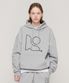심볼 로고 후드티셔츠 (그레이)