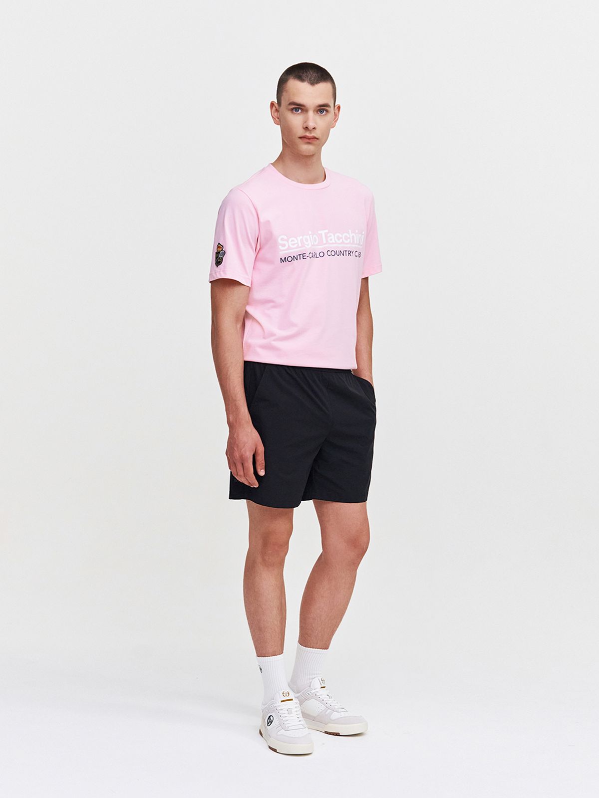 세르지오 타키니(SERGIO TACCHINI) MC 바이메인 반팔 티셔츠 (L.Pink)