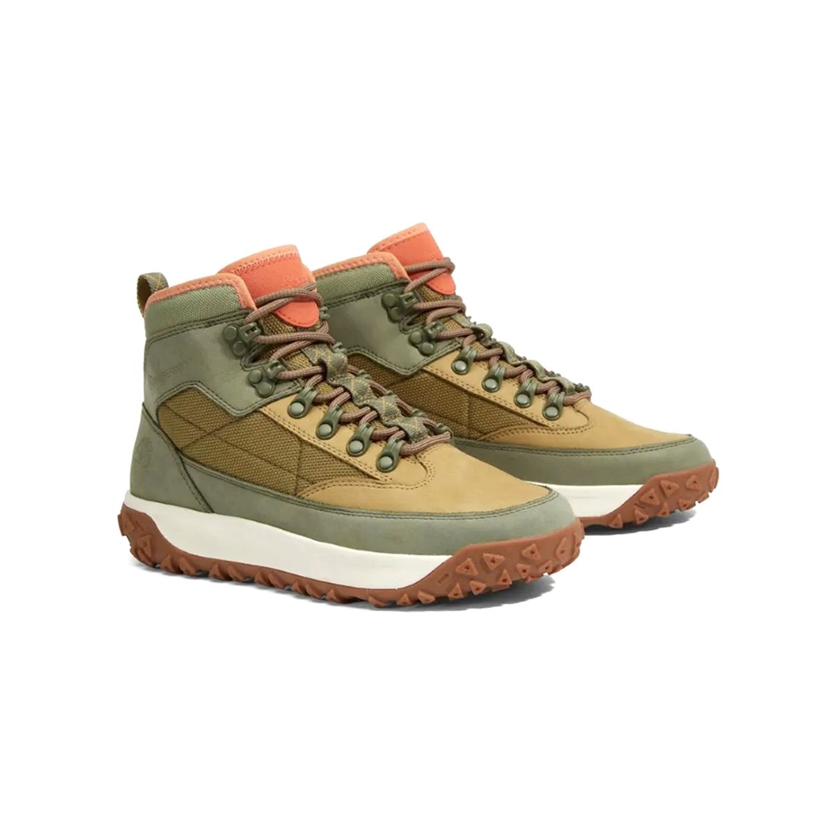 팀버랜드(TIMBERLAND) 여성 그린스트라이드 모션6 하이커 미드 스니커즈 카키_TB0A2K14EO61