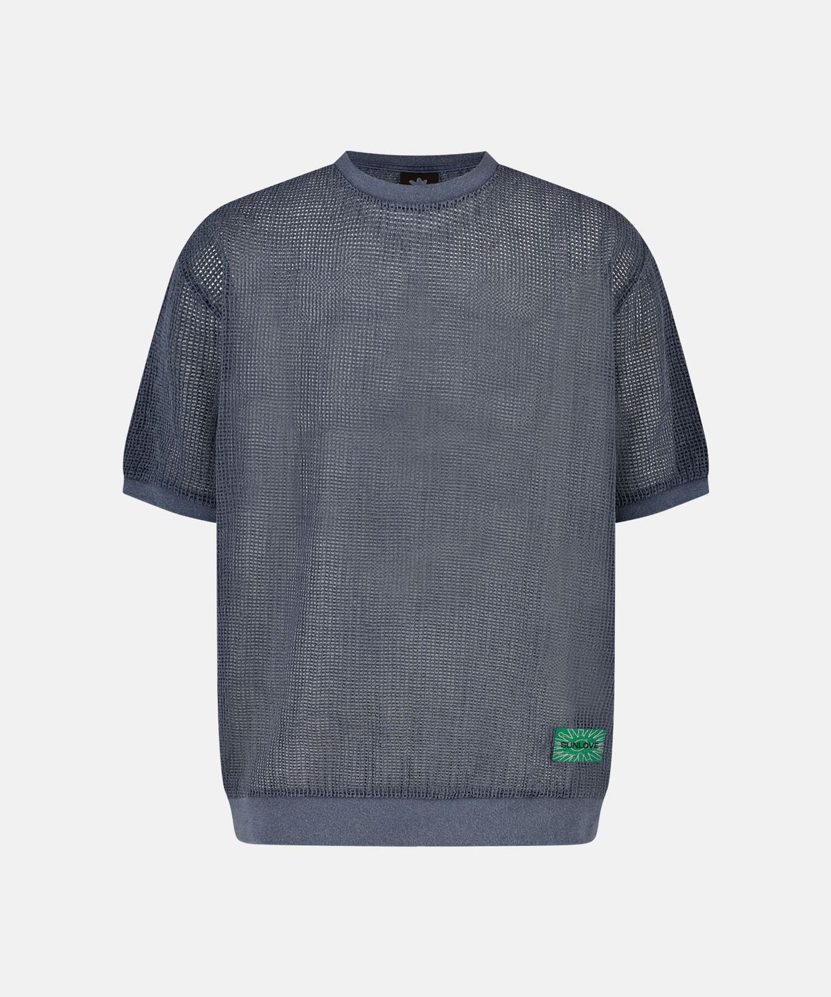 썬러브투어(SUNLOVETOUR) Overdyed Mesh Tee Navy