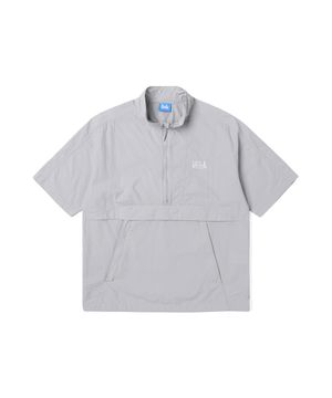 남여공용 경량 반팔 하이넥 아노락[LT-GREY](UA3UJ98_34)