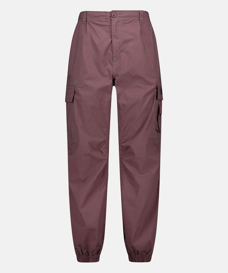 Overdyed Cargo Jogger Pants Brown