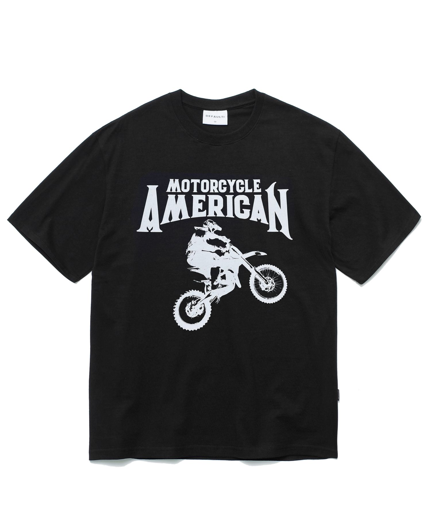 Musinsa default value motorcycle short sleeve t shirt black