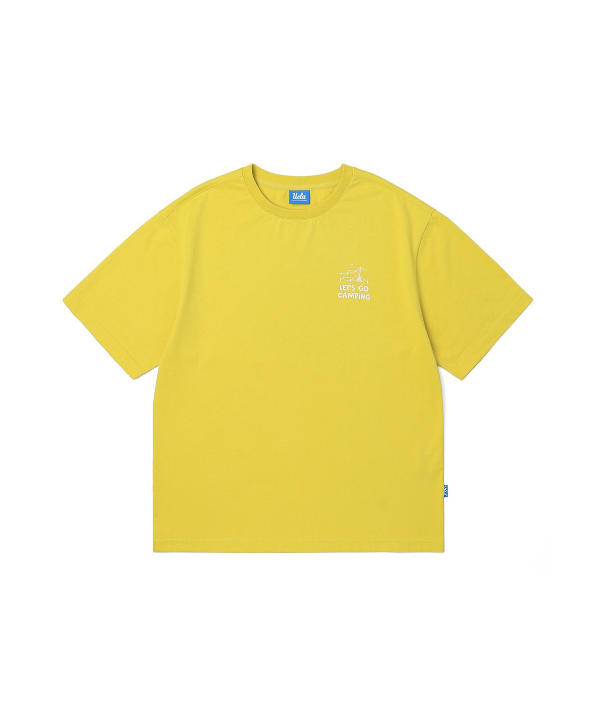 유씨엘에이(UCLA) 남녀공용 캠핑 드로잉 반소매 티셔츠[OLIVE GREEN](UA5ST81_69)
