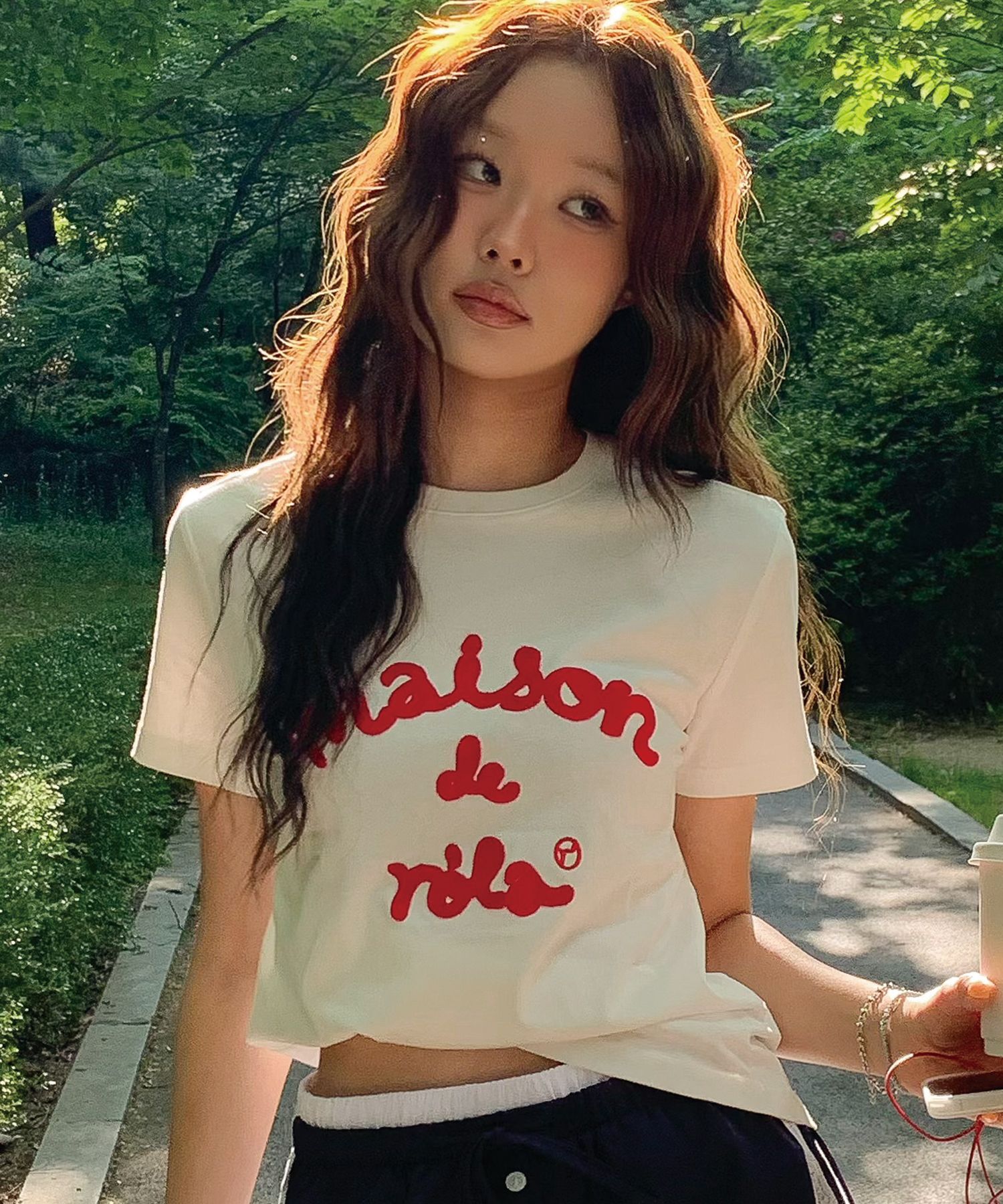MUSINSA公式 | ROLAROLA MAISON DE ROLA EMBROIDERY T-SHIRT WHITE