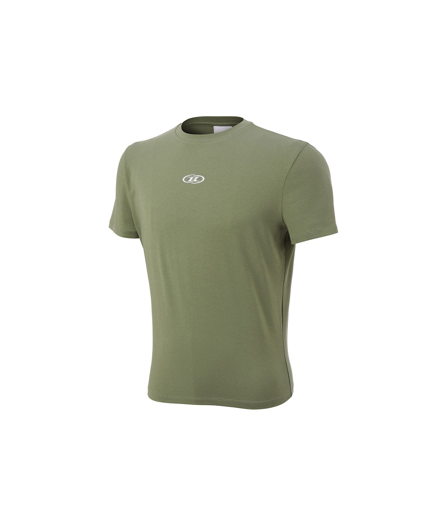 ★2024SS新作★BORN TO WIN★SILVER B LOGO MUSCLE FIT T-SHIRTS MUSINSA | BORN TO WIN SILVER B LOGO MUSCLE FIT T-SHIRTS [KHAKI]