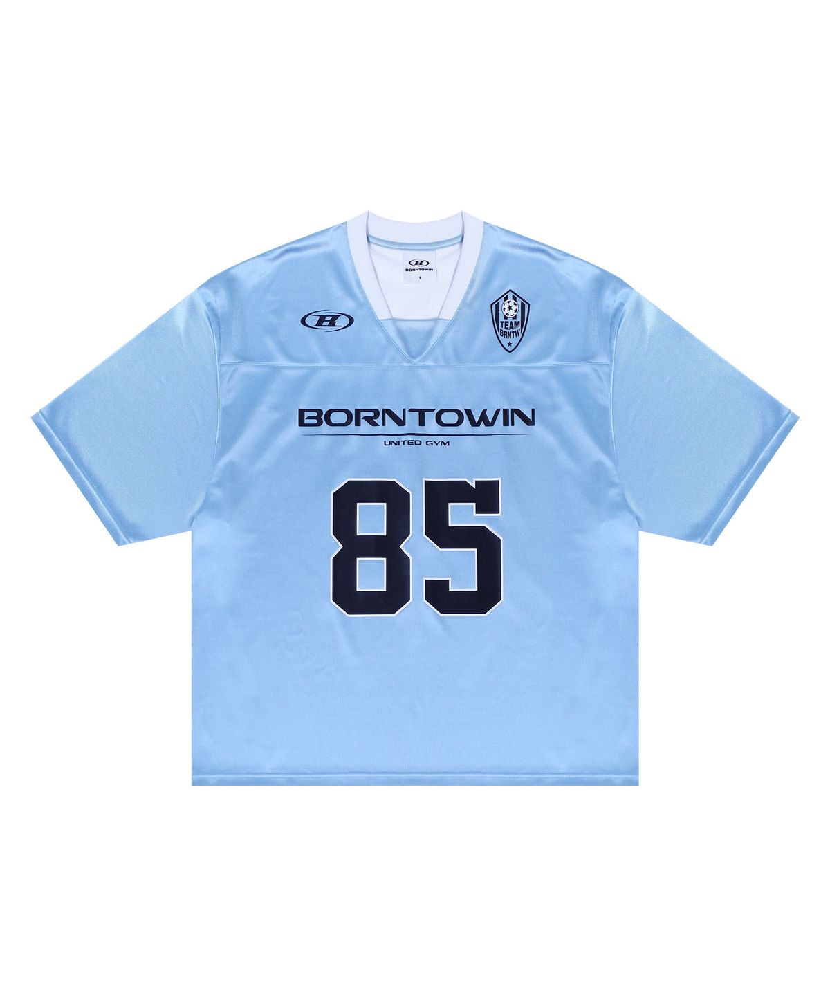 본투윈(BORN TO WIN) 85 RUGBY JERSEY T-SHIRTS [SKY BLUE]