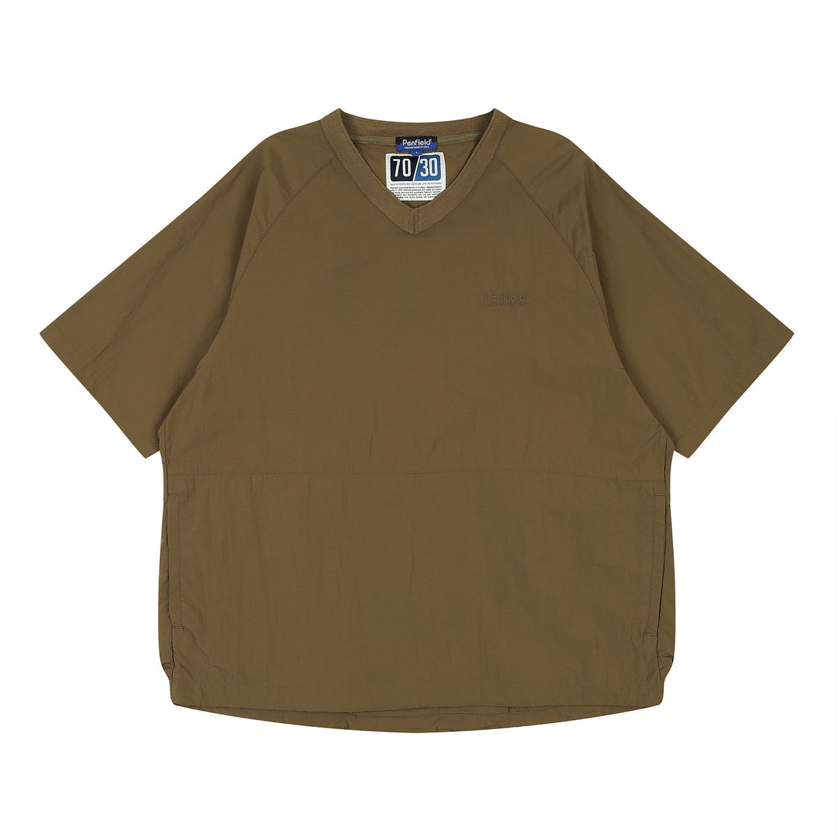 펜필드(PENFIELD) CN BACK POCKET PULLOVER SHORT SLEEVE BROWN_FQ2KT65U