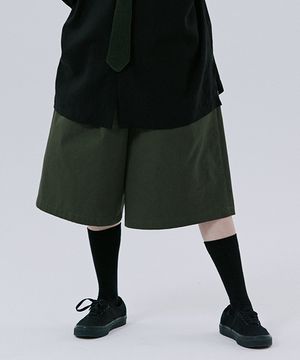 유니섹스 버뮤다 팬츠 카키