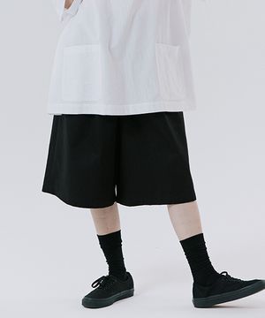 유니섹스 버뮤다 팬츠 블랙