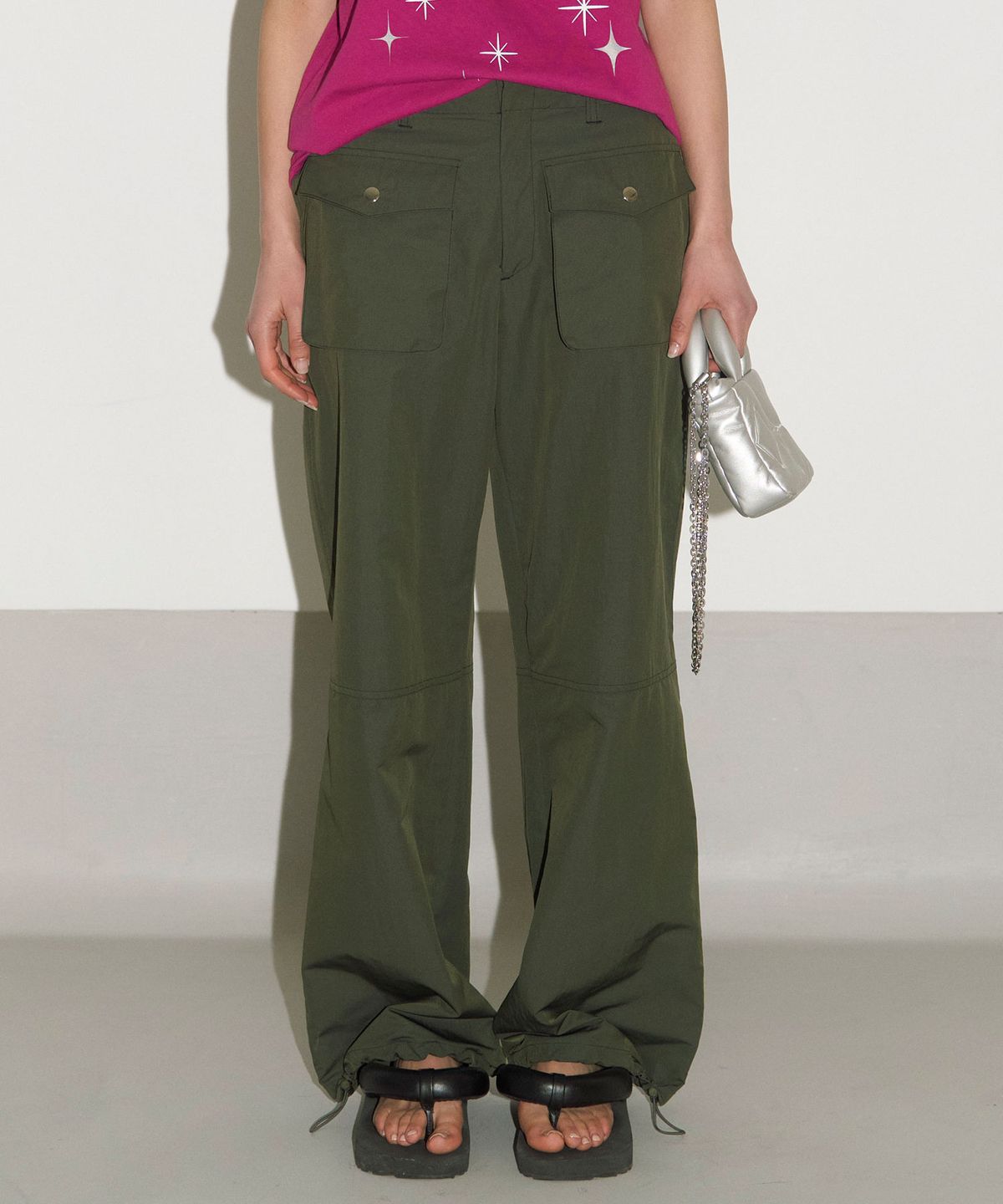 헤레틱(HERETIC) HERETIC CARGO NYLON PANTS / khaki