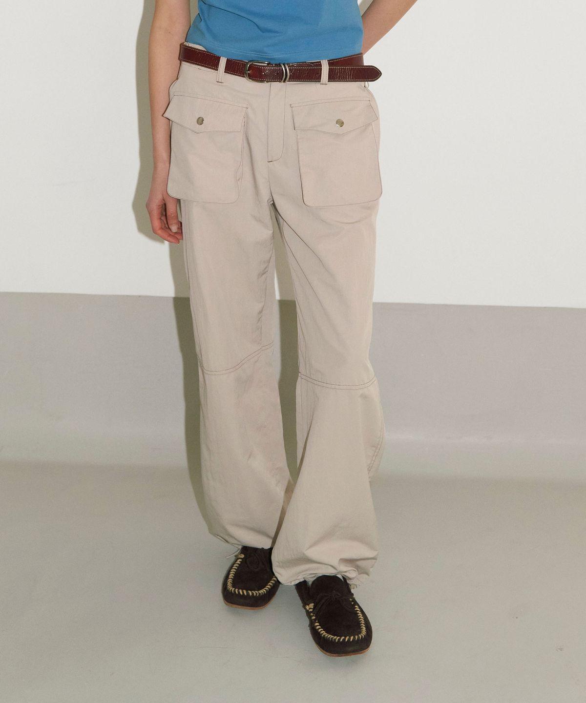 헤레틱(HERETIC) HERETIC CARGO NYLON PANTS / beige