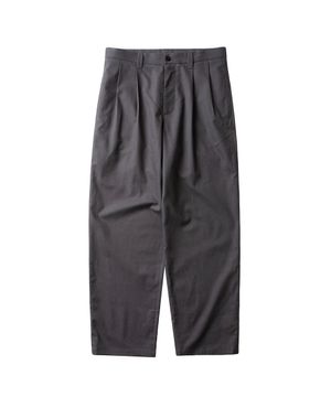 맨션 와이드 팬츠 차콜 그레이