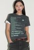 SONNET 18 T-SHIRT (STANDARD FIT) / charcoal