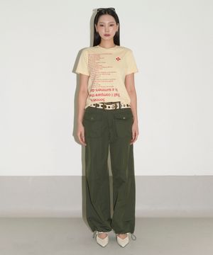 SONNET 18 T-SHIRT (STANDARD FIT) / butter
