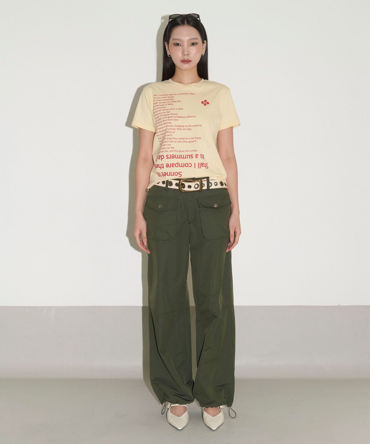 헤레틱(HERETIC) SONNET 18 T-SHIRT (STANDARD FIT) / butter