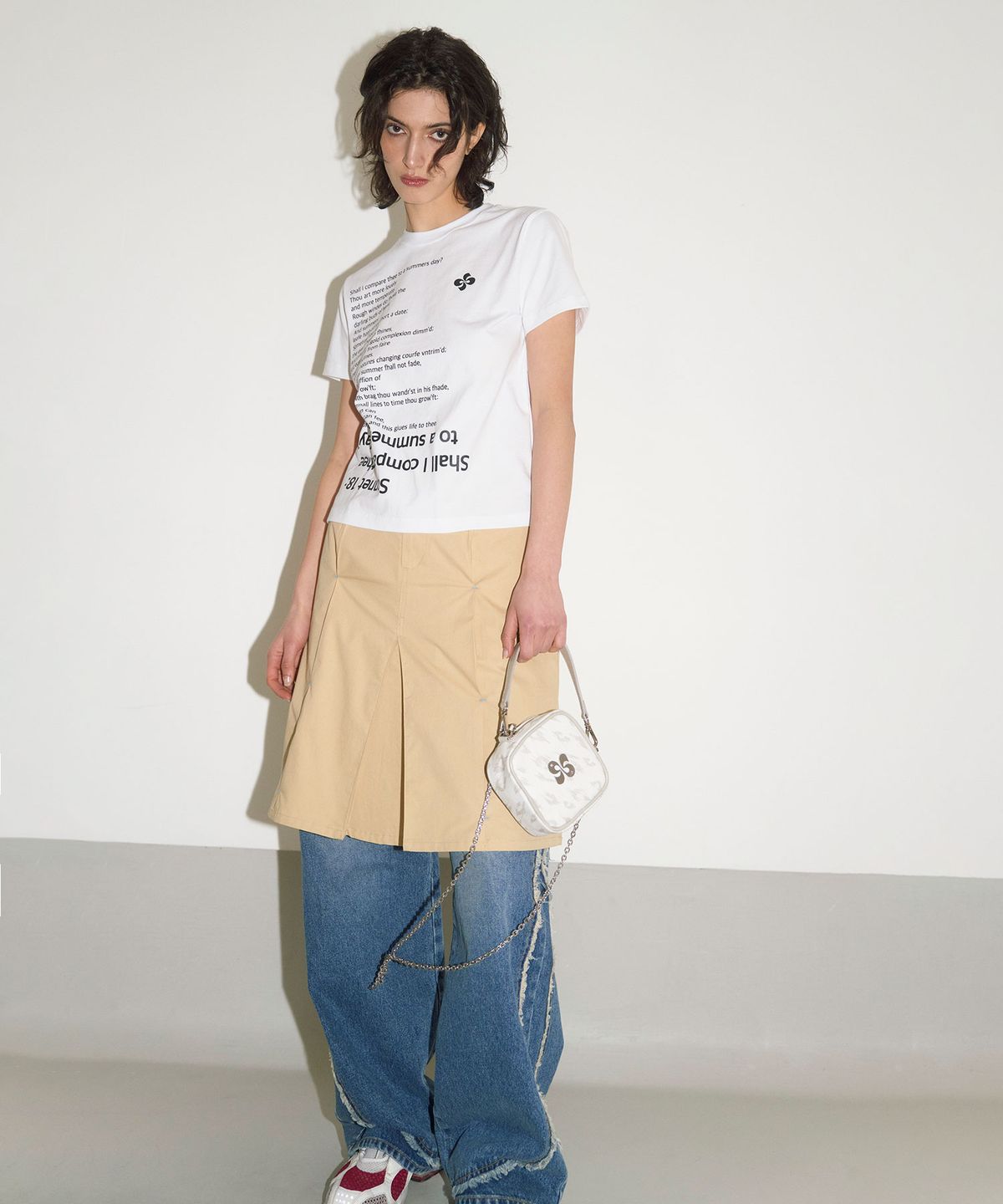 헤레틱(HERETIC) SONNET 18 T-SHIRT (STANDARD FIT) / white