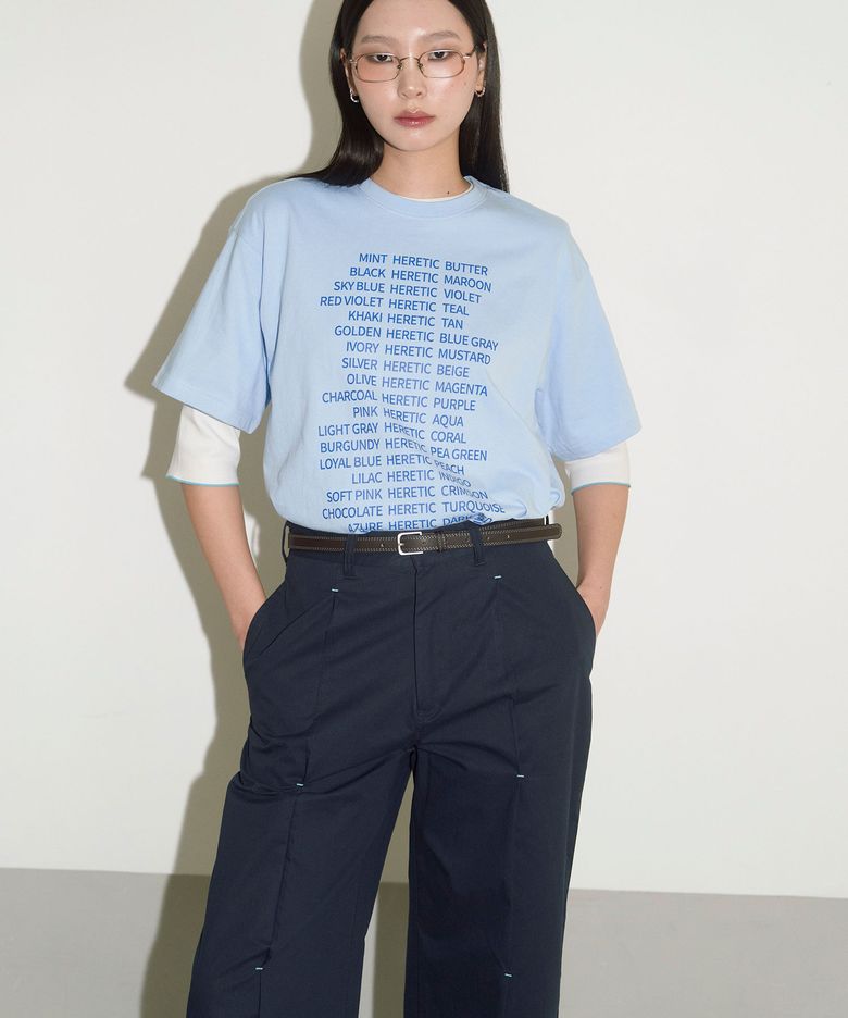 COLOR PALETTE T-SHIRT / soda