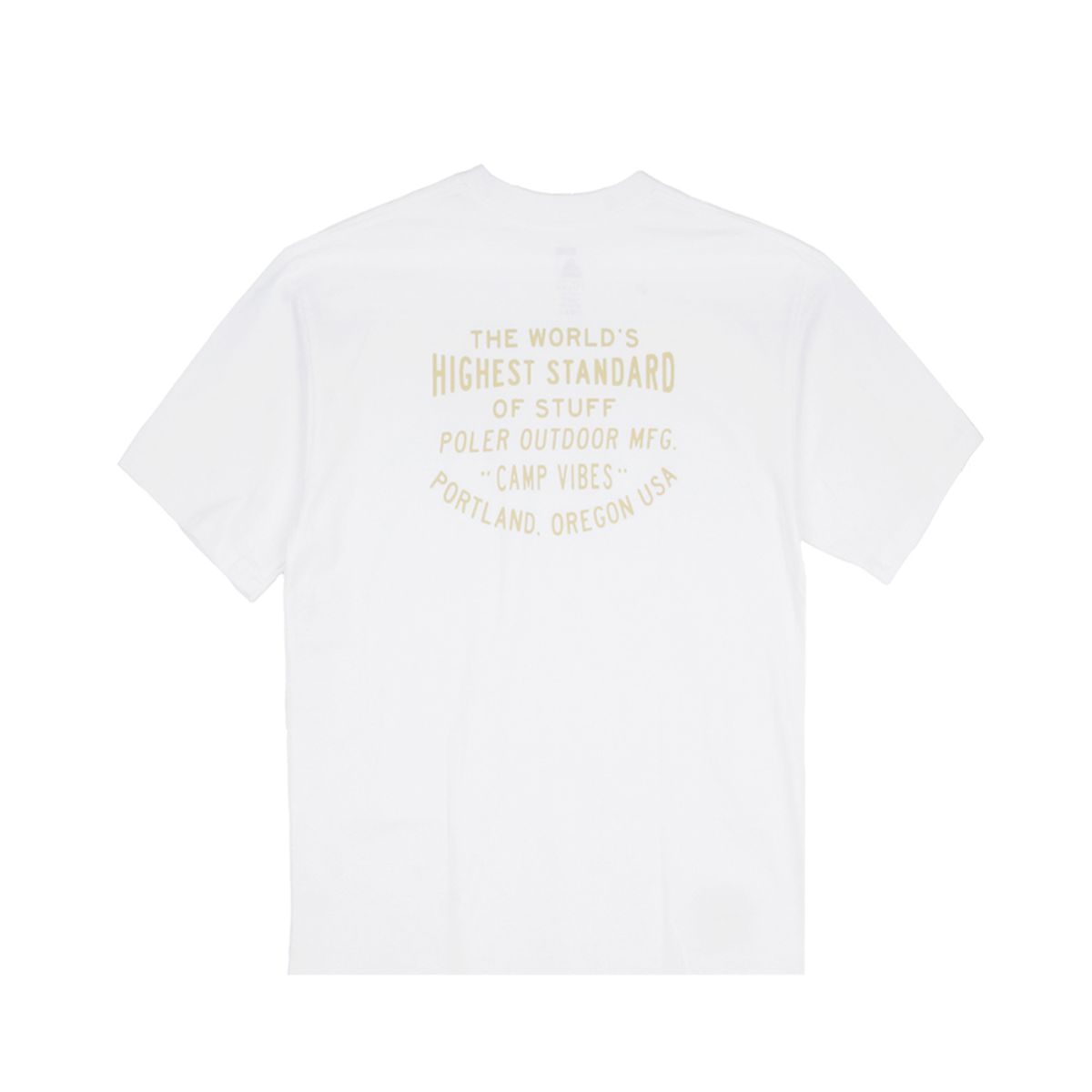 폴러스터프(POLERSTUFF) 하이 스탠다드 티 WHITE
