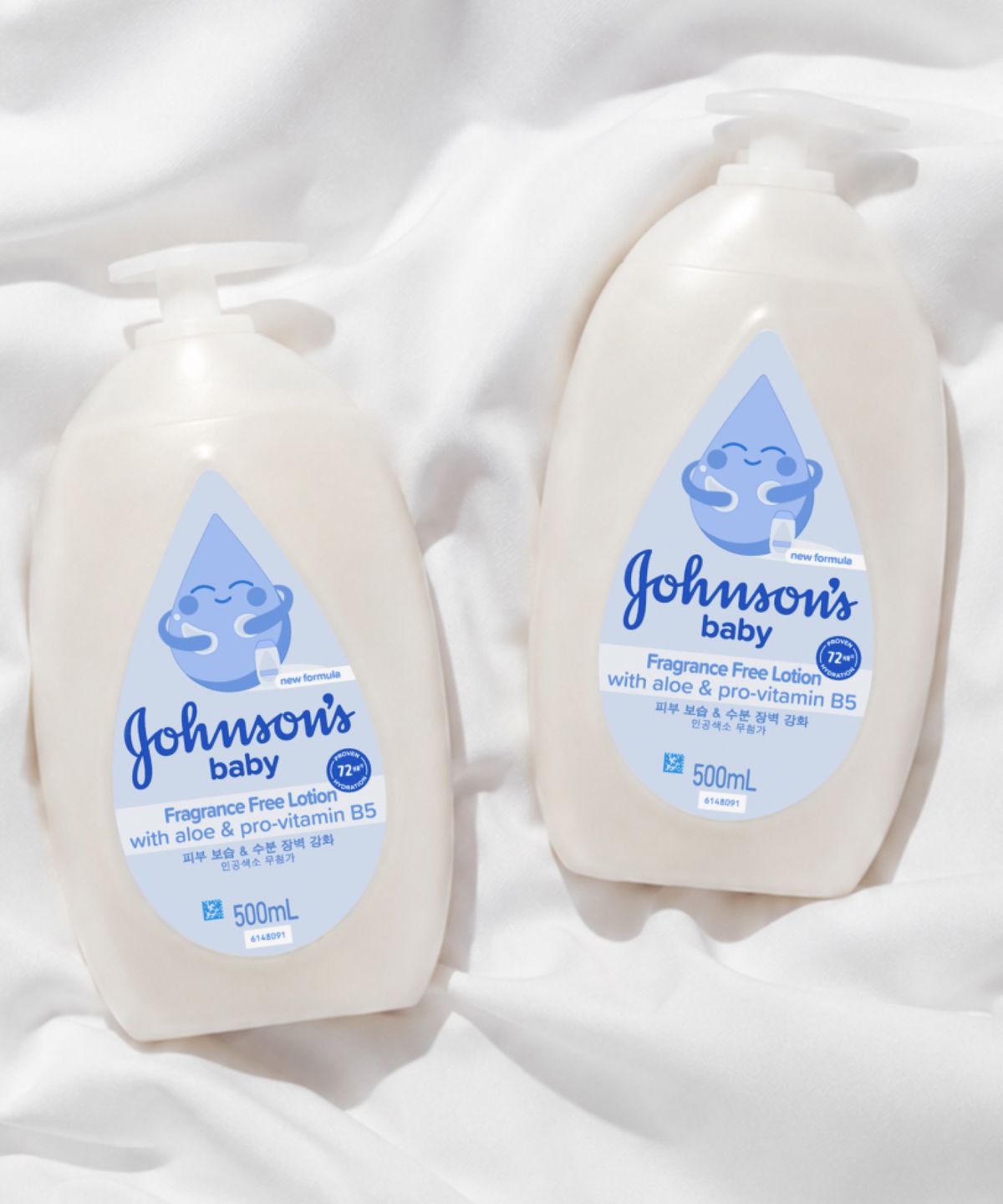 존슨즈(JOHNSON'S) 화이트로션500ml x2