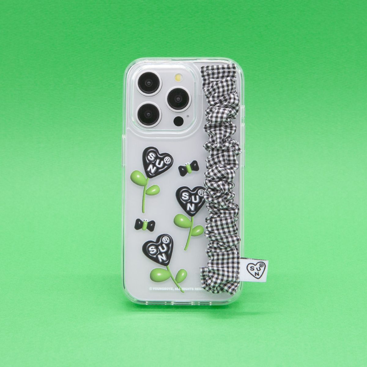 세컨드유니크네임(SECOND UNIQUE NAME) SUN CASE CHECK GOBULL BAND BLACK