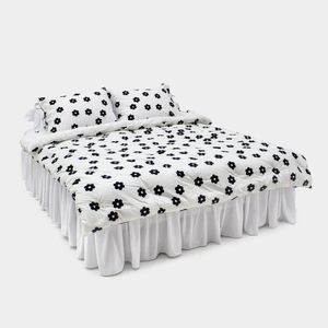 블랙 플라워 60수 고밀도 순면 차렵이불 3size