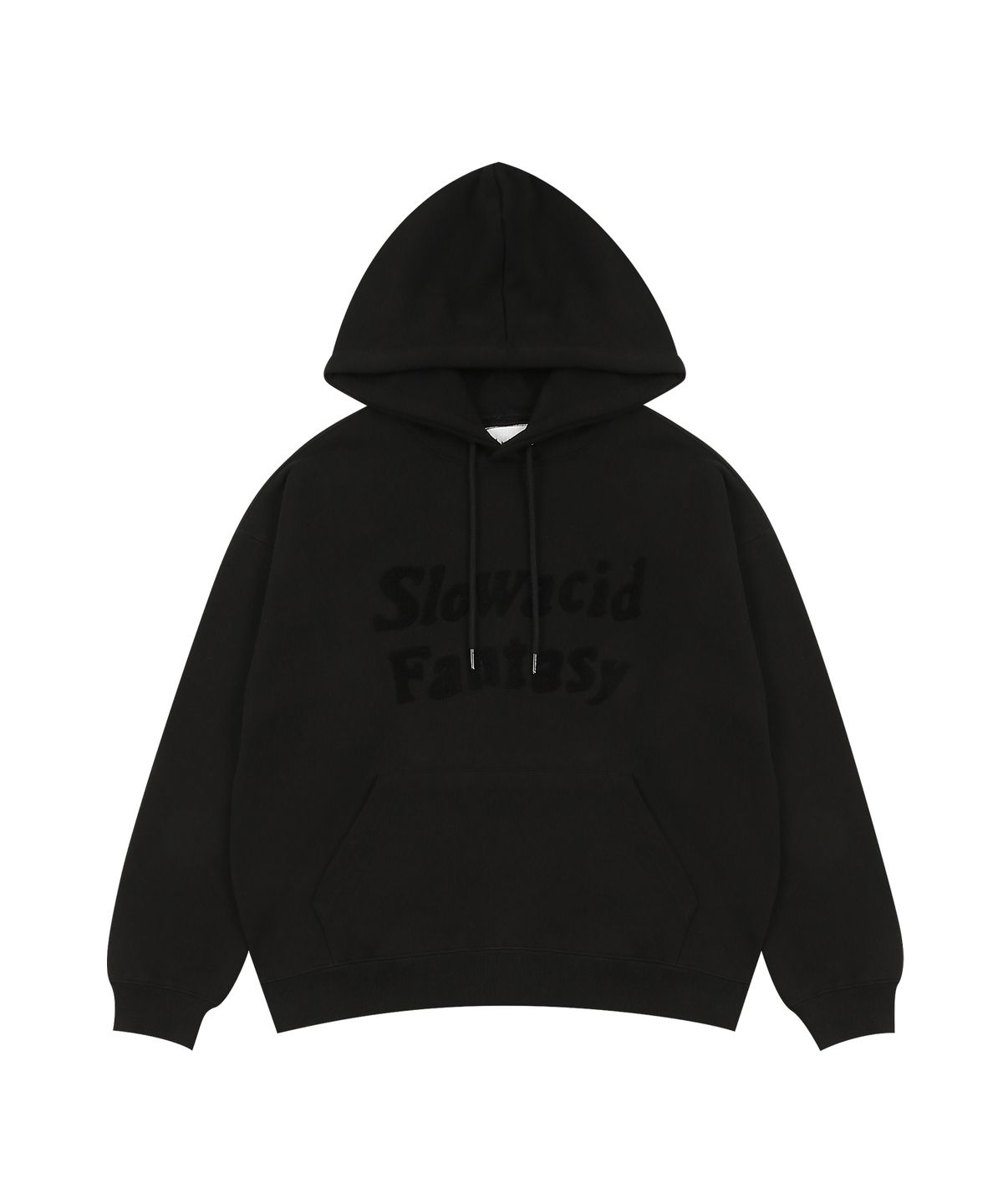 슬로우애시드(SLOWACID) 앙드레김 X 슬로우애시드 판타지 부클 후드티셔츠 [블랙]