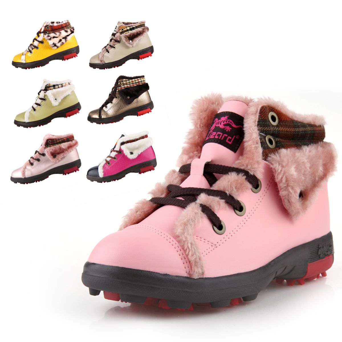 카시야(KAXIYA) GF 여성용 겨울용 BOA 부츠 스파이크 골프화