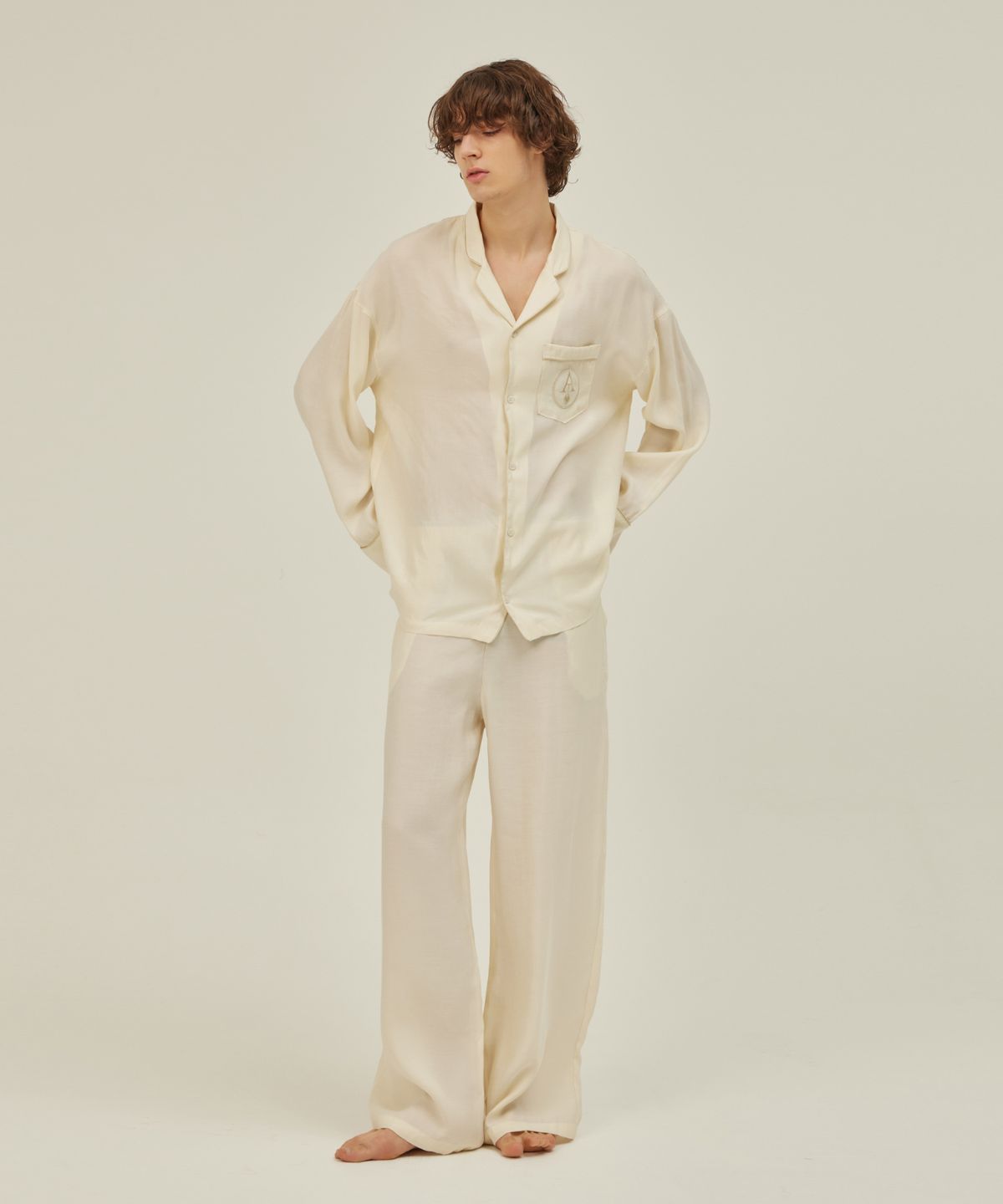 아템포(ATEMPO) CLASSIC PAJAMA SET_ivory