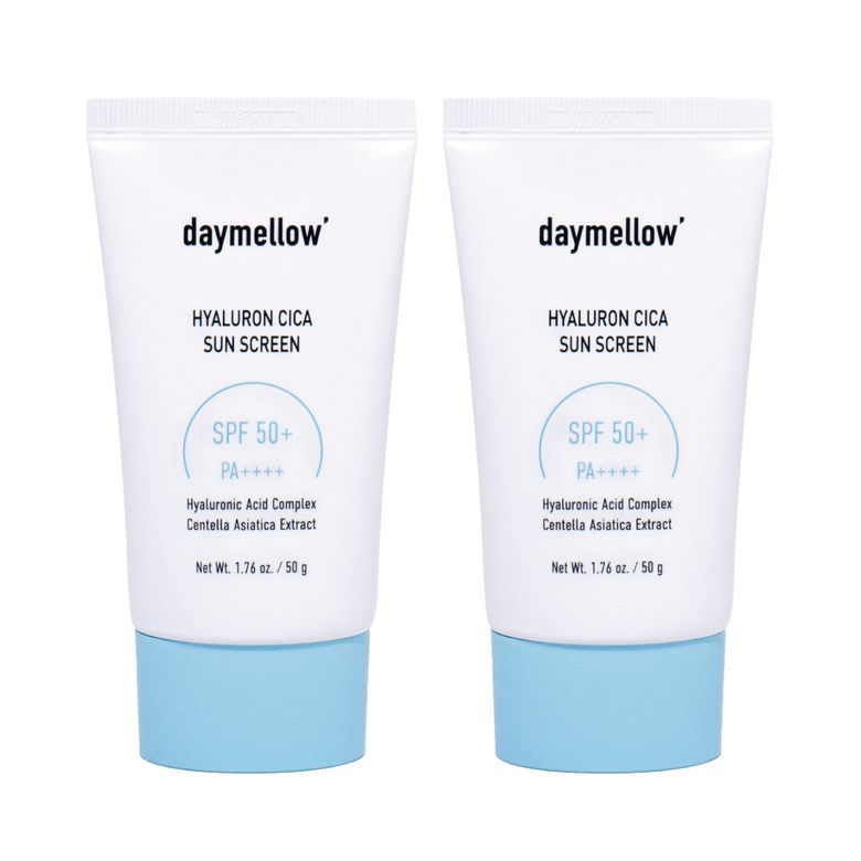데이멜로우 히알루론 시카 촉촉 선크림 SPF 50+ PA++++ ,2개, 50g