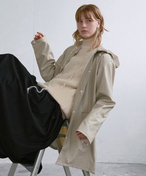 윙스 레인 자켓 샌드