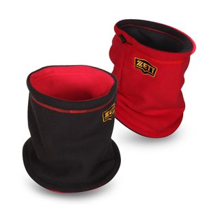 양면 플리스 방한 넥워머 BNK-98 (검정/빨강)