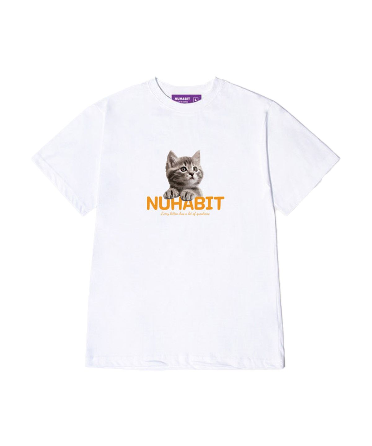 뉴해빗(NUHABIT) N/H CURIOUS CAT 반팔 (GBS2-4NH1210)