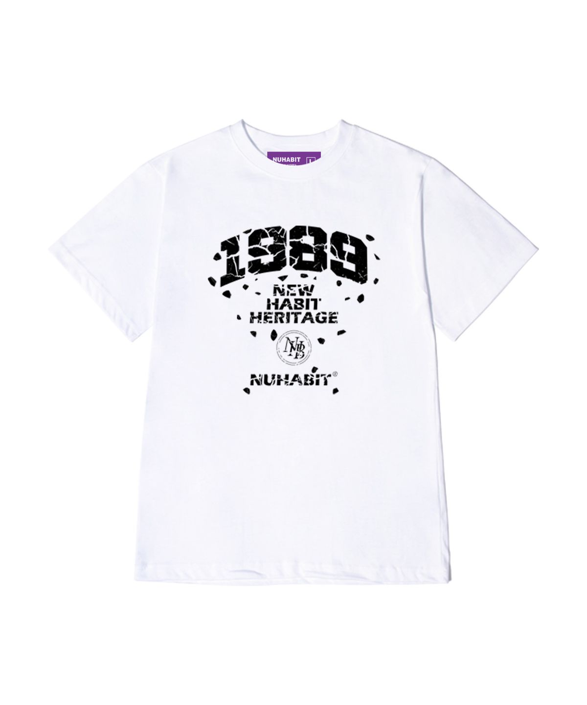뉴해빗(NUHABIT) N/H CRACK NHH LOGO 반팔 (SBS2-4NH1206)