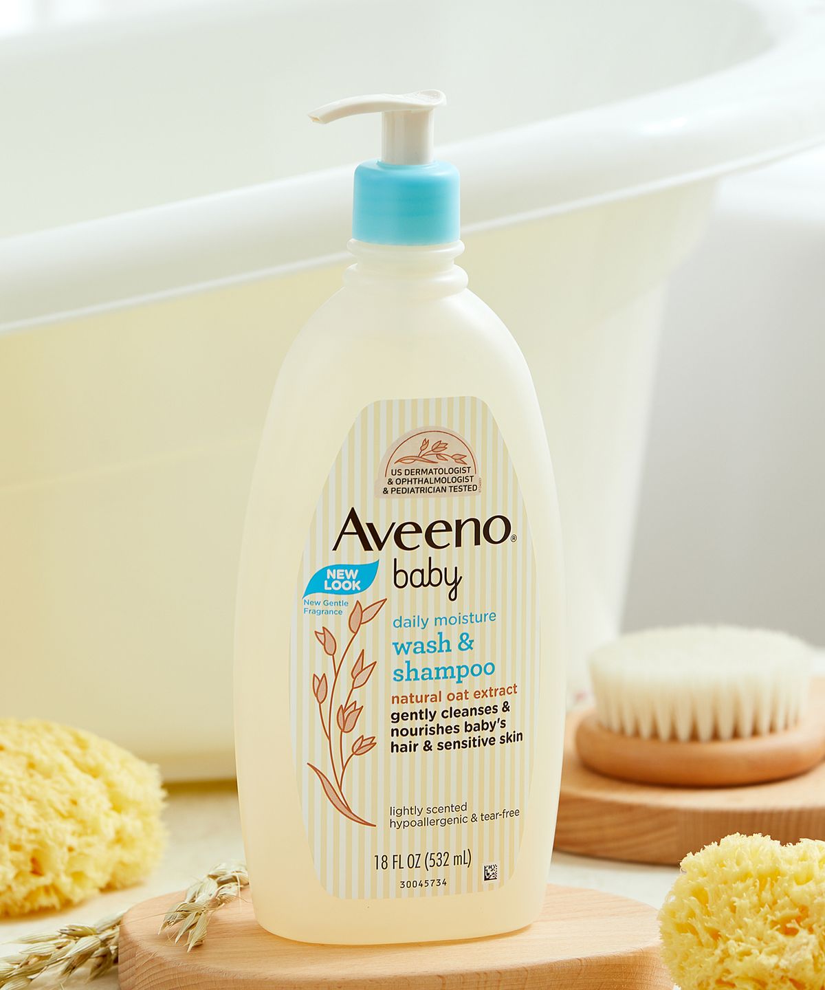 아비노베이비(AVEENO BABY) 데일리 모이스춰 워시&샴푸 532ml