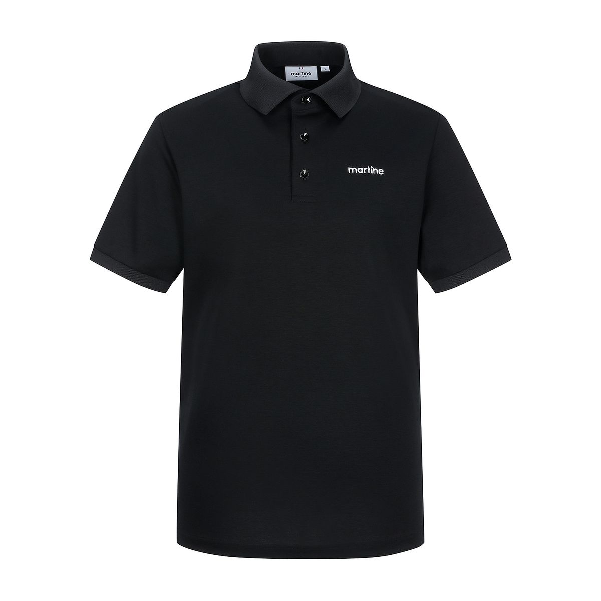 마틴골프(MARTINE GOLF) Silket Polo Shirts_Black (Men)