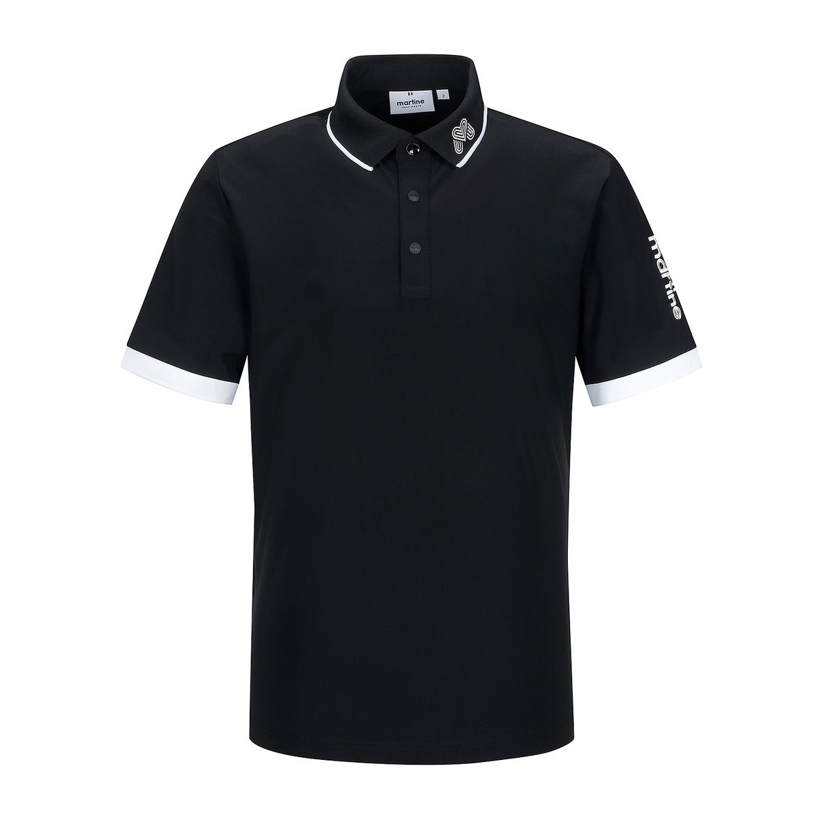 마틴골프(MARTINE GOLF) Basic Fit Polo Shirts_Black (Men)