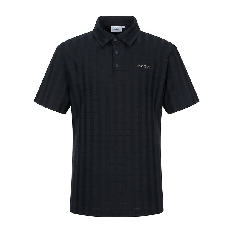 Slim Fit Polo Shirts_Black (Men)