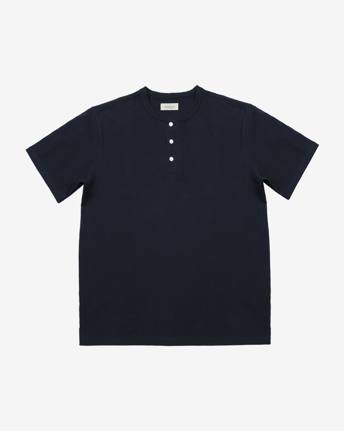 솔티(SORTIE) Utility Henly neck T-Shirts (Navy)