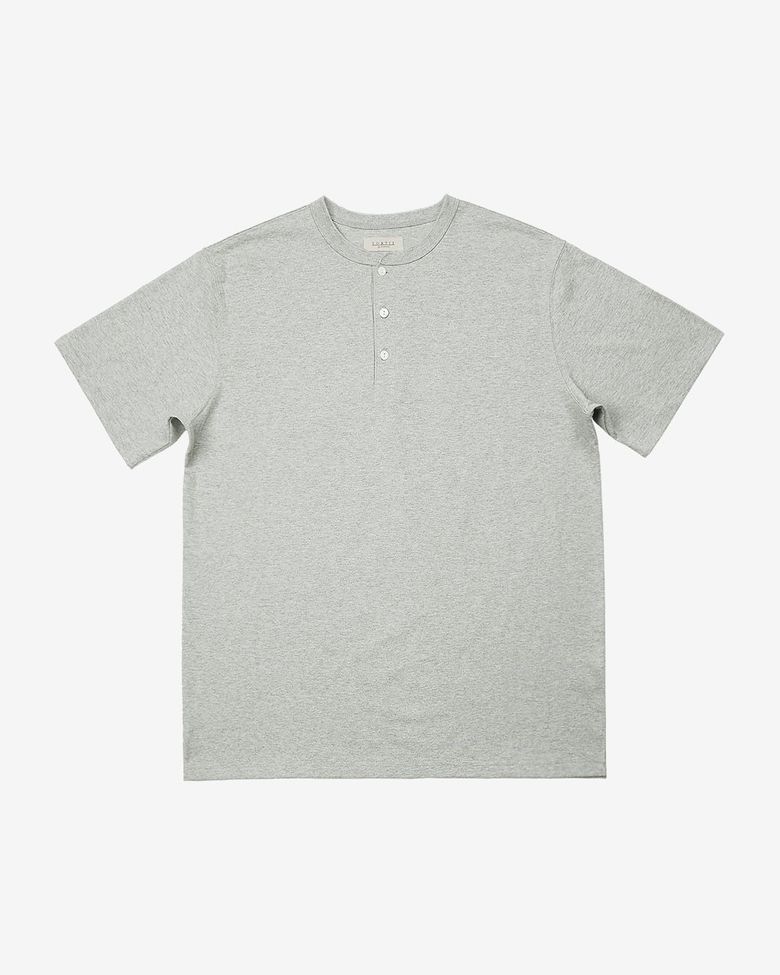 Utility Henly neck T-Shirts (Gray)