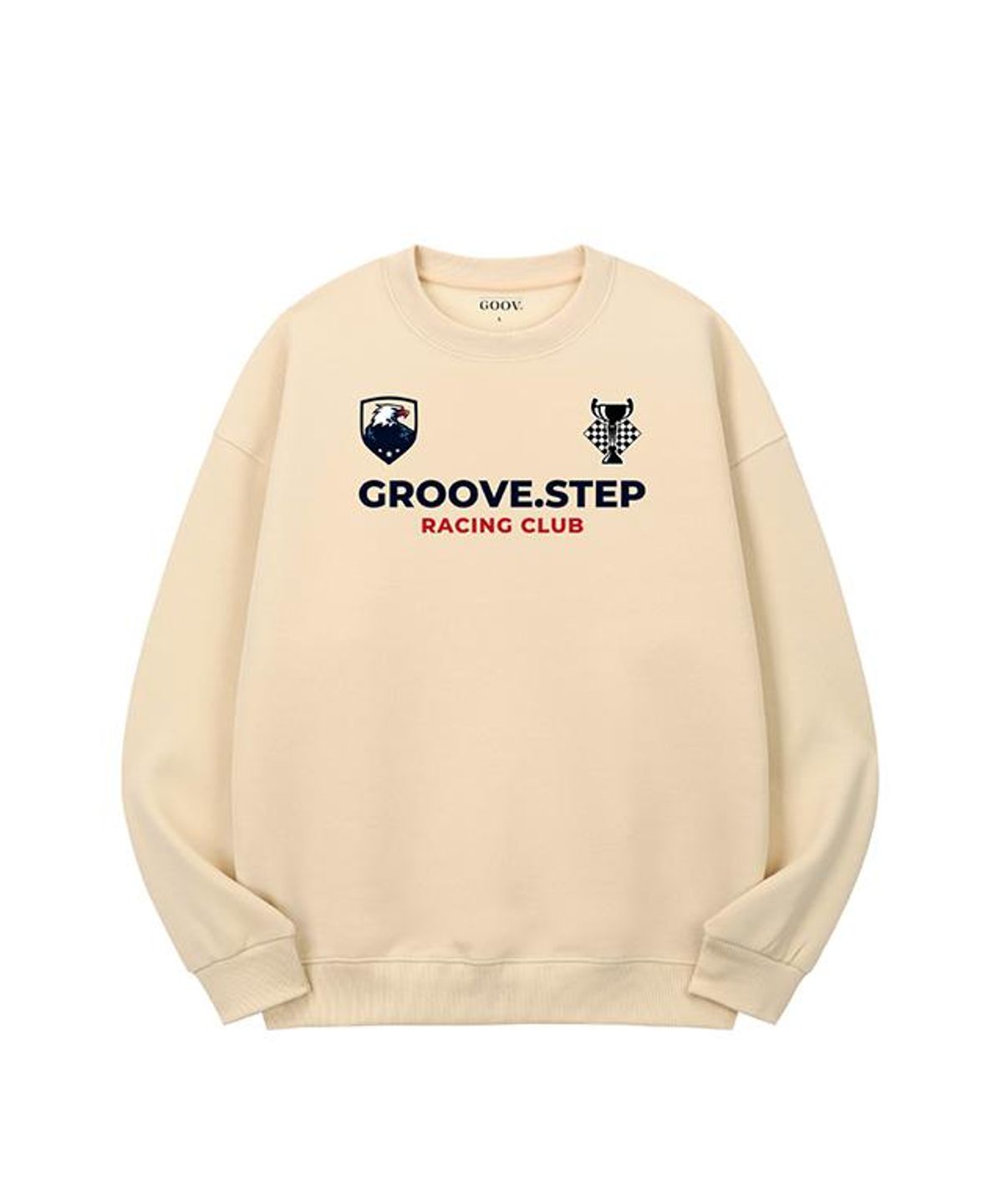 그루브스텝(GROOVESTEP) Amelia Overfit 맨투맨 티셔츠 m0031