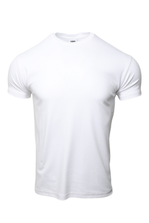 무지 머슬핏 반팔티셔츠 [화이트]