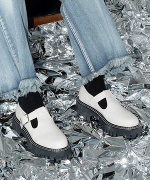 WTRD7201-1 푸린 스트랩 버클 로퍼 [230~250MM]