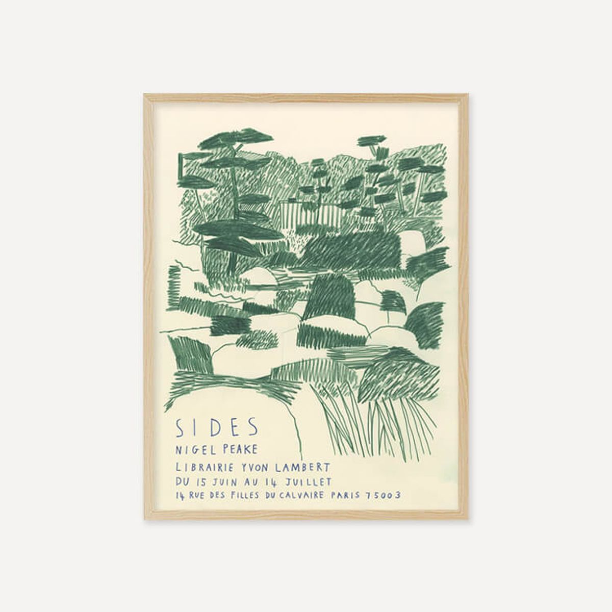그릿시즌(GREET SEASON) 나이젤 피크 SIDES (액자 포함)