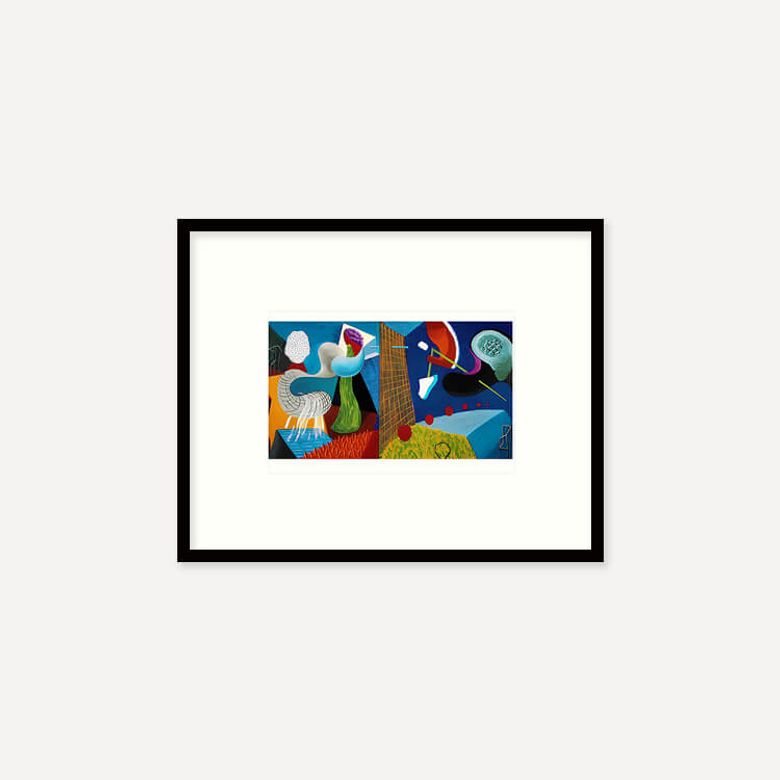 데이비드 호크니 The Other Side, 1993 (small) (액자 포함)