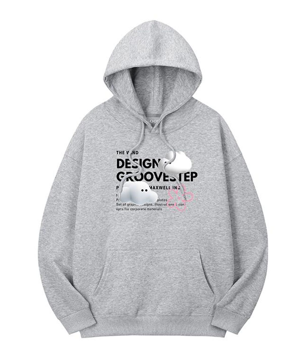 그루브스텝(GROOVESTEP) cloud 후드 티셔츠 H0082
