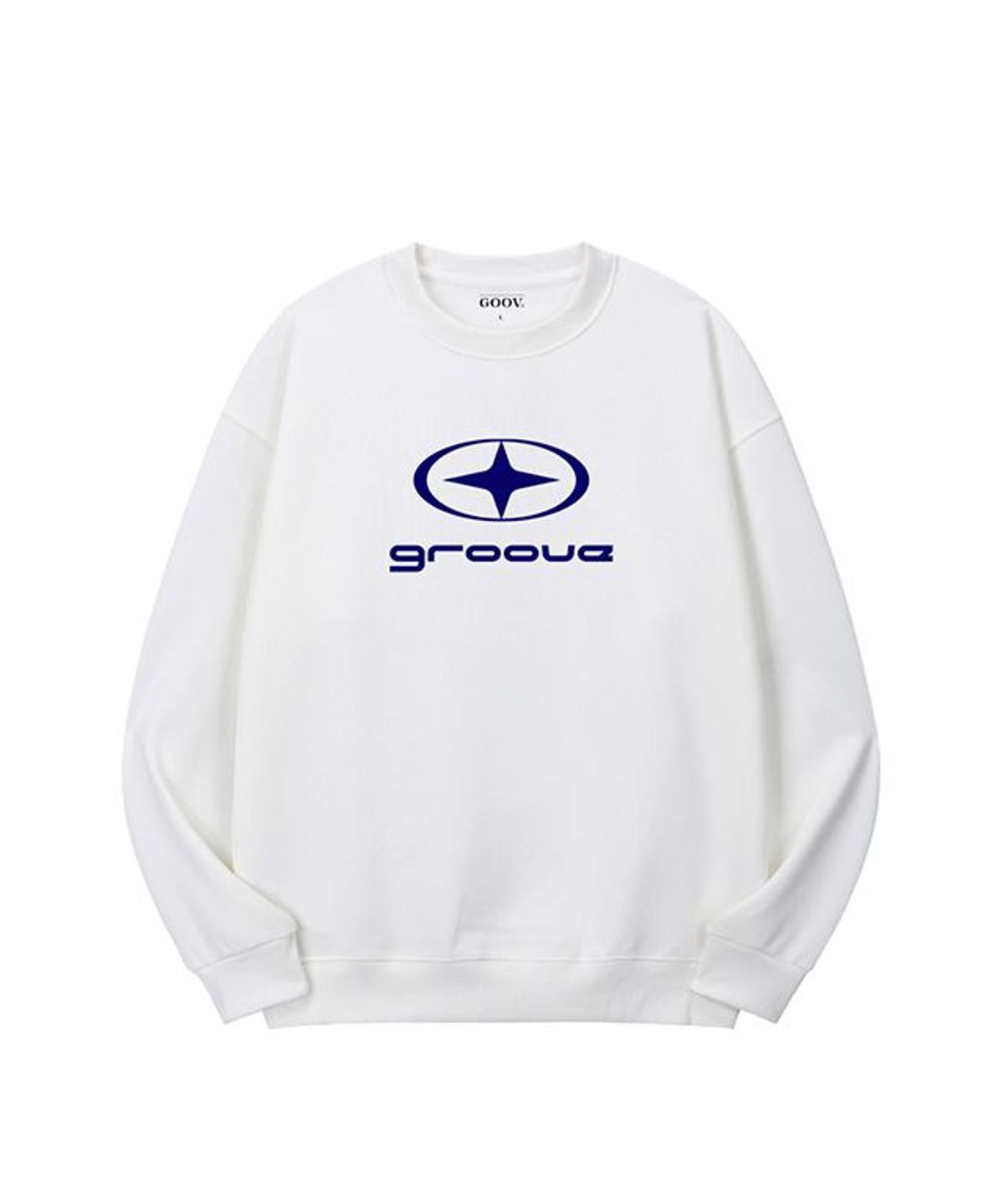 그루브스텝(GROOVESTEP) Star Oversized Fit Sweatshirt M0001