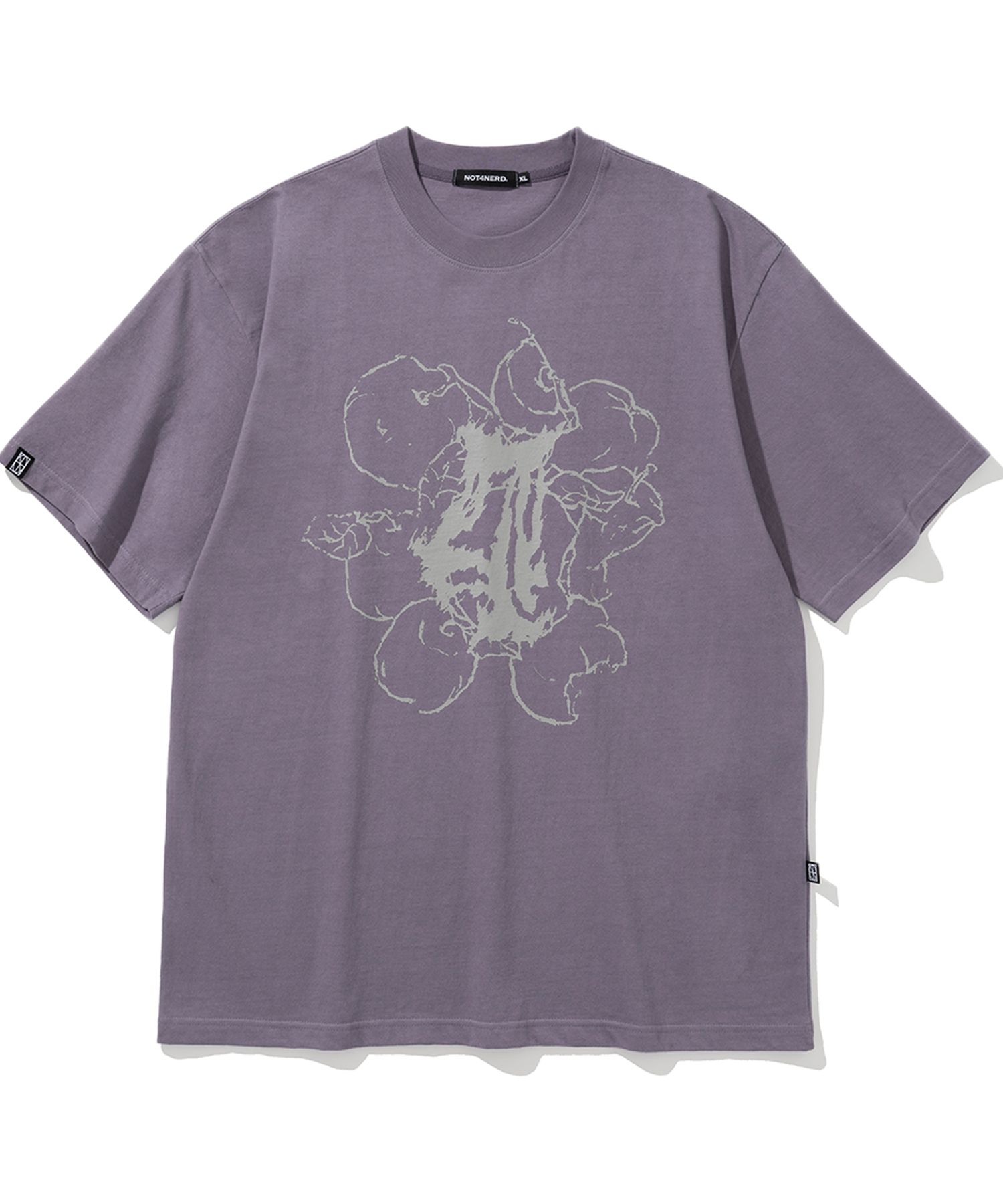 Tシャツ・カットソー NOT4NERD Pile Of Apples TShirts Light Purple TS094LPP MUSINSA | NOT4NERD Pile Of Apples T-Shirts - Light Purple