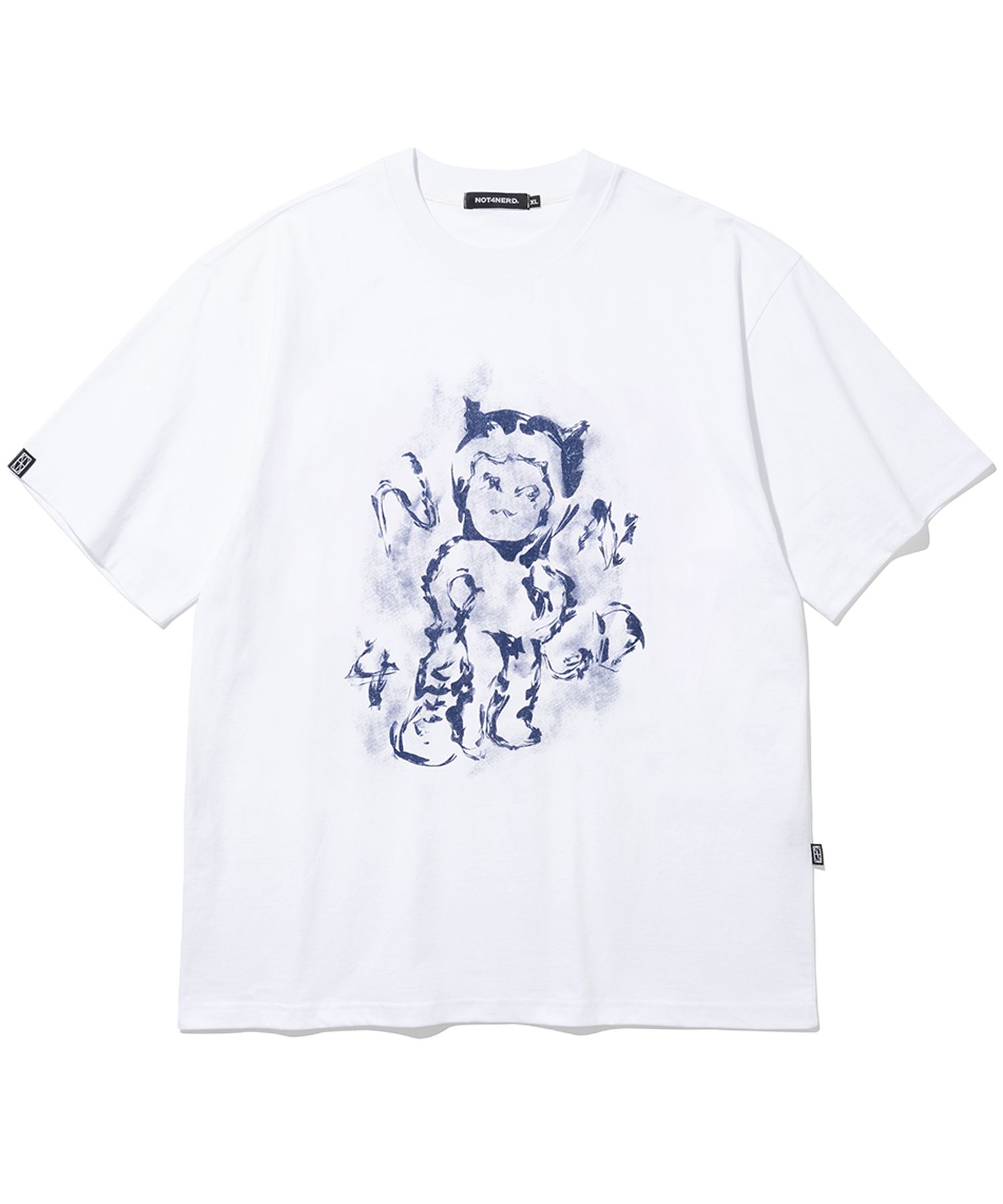 Tシャツ・カットソー NOT4NERD Baby Dokkaebi TShirts White TS090WH MUSINSA | NOT4NERD Baby Dokkaebi T-Shirts - White