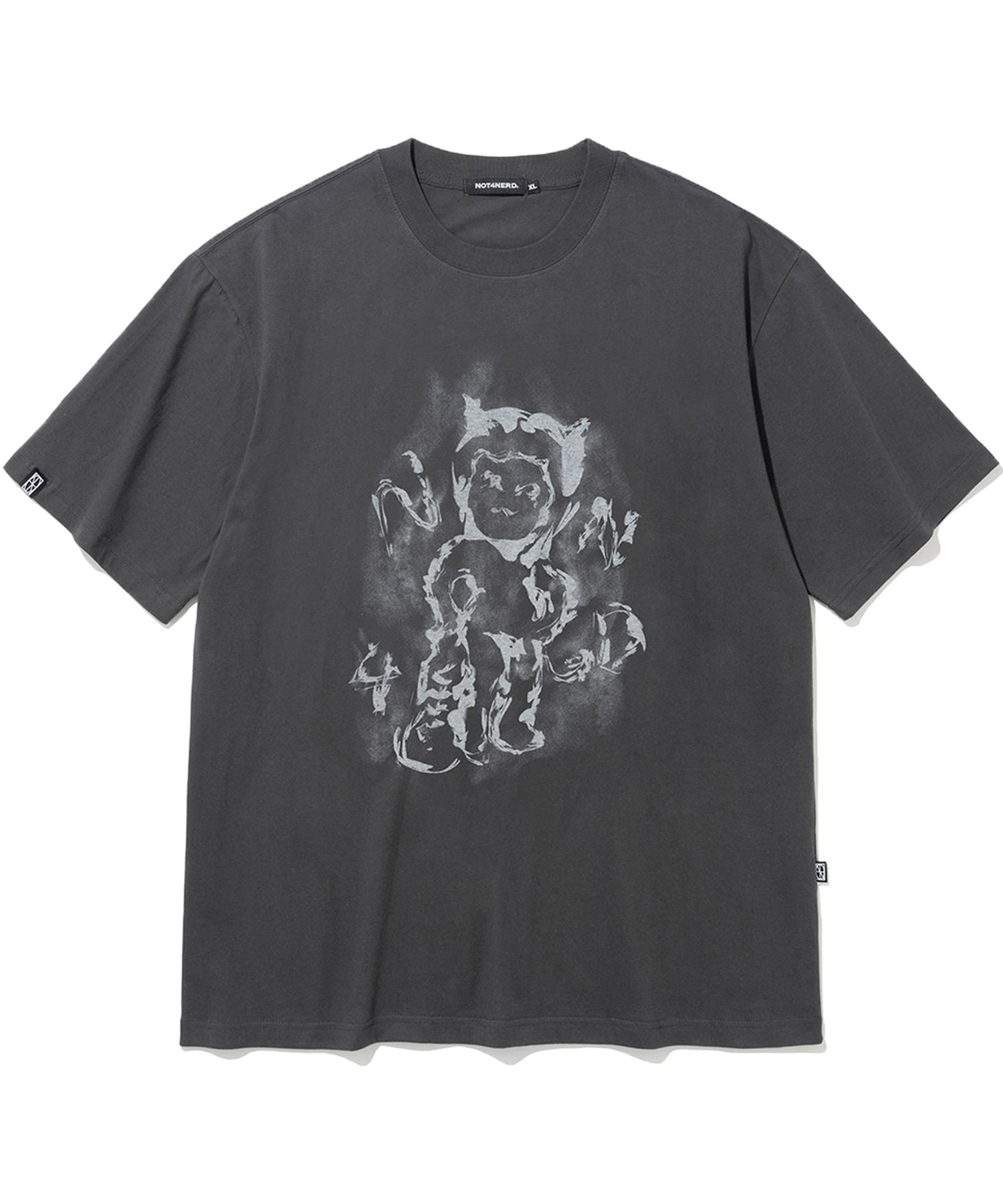 Tシャツ・カットソー NOT4NERD Baby Dokkaebi TShirts Charcoal TS090CH MUSINSA公式 | NOT4NERD Baby Dokkaebi T-Shirts - Charcoal